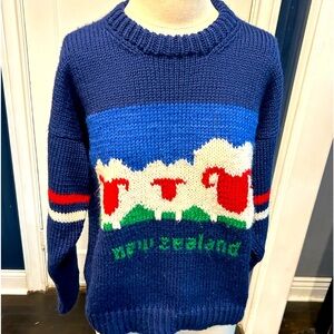Vintage BABO wool New Zealand sweater. Sz L